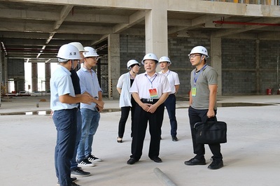 唐前明到公司柳州市民服務中心項目檢查指導工作