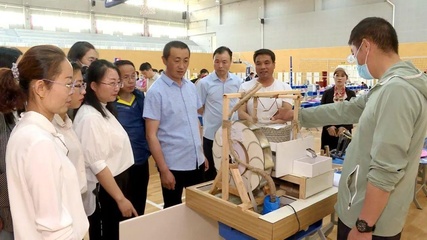 巧手妙思|我區(qū)舉辦第十屆中小學優(yōu)秀自制教具展評活動