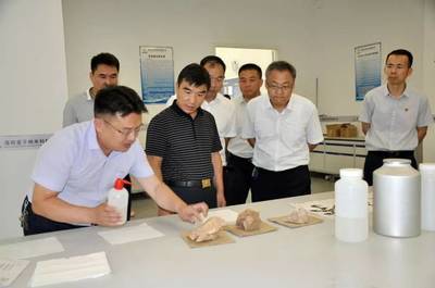洛龍區區長張玉杰一行到炎黃科技園調研